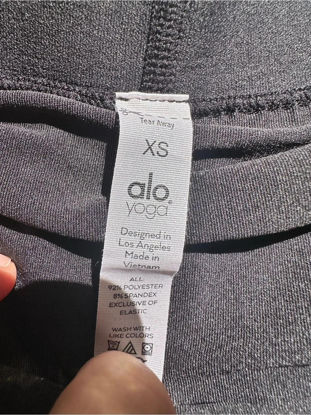 ALO Yoga Black Pleated Athletic Tennis Skirt